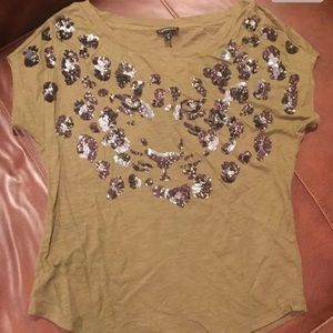 Leopard cheetah top. Blouse express